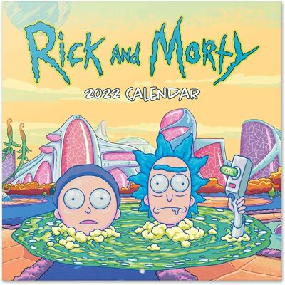 ERIK EDITORES 2022 Rick Y Morty Kalender - Väggkalender 30x30cm ERIK EDITORES 2022 Rick Y Morty Kalender - Väggkalender 30x30cm