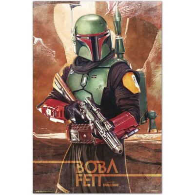 Affiche Star Wars Boba Fett - 61x91,5 cm - Officiel Affiche Star Wars Boba Fett - 61x91,5 cm - Officiel