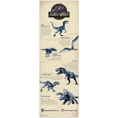 Close Up Jurassic World T³rposter - Türposter - 158x53cm Close Up Jurassic World T³rposter - Türposter - 158x53cm