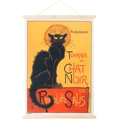 Baner drewniany Le Chat Noir - Wodoszczelny, 71x53cm Baner drewniany Le Chat Noir - Wodoszczelny, 71x53cm