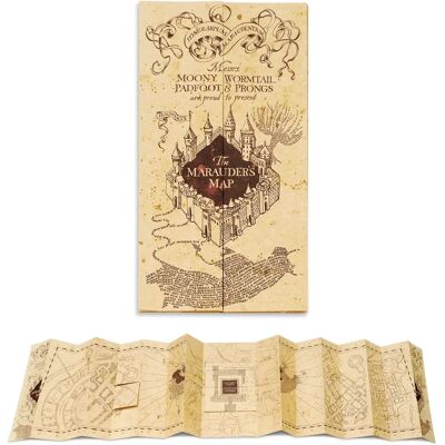 Harry Potter Marauder's Map - Karta - 39 x 183 cm - Replika Harry Potter Marauder's Map - Karta - 39 x 183 cm - Replika