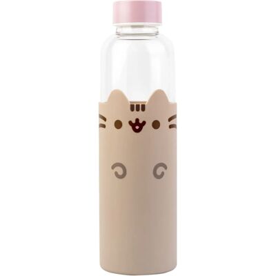 Bouteille d'eau en verre Pusheen - 500 ml Bouteille d'eau en verre Pusheen - 500 ml