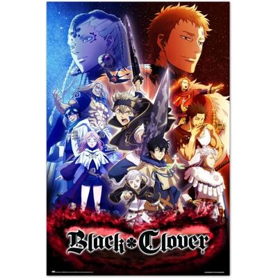 Black Clover Poster Groep - 61x91.5 cm - Alle personages Black Clover Poster Groep - 61x91.5 cm - Alle personages