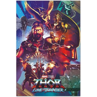 Affiche Marvel Thor Love and Thunder - 61x91,5 cm Affiche Marvel Thor Love and Thunder - 61x91,5 cm