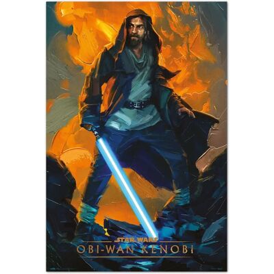 Poster Star Wars Kenobi Guardian - 61x91,5cm - Grupo Erik Poster Star Wars Kenobi Guardian - 61x91,5cm - Grupo Erik