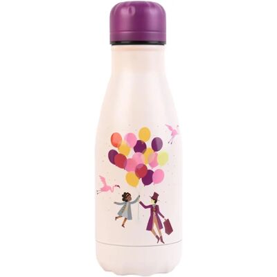 Grupo Erik Pink Willy Wonka 260ml Hot & Cold Metal Bottle Grupo Erik Pink Willy Wonka 260ml Hot & Cold Metal Bottle