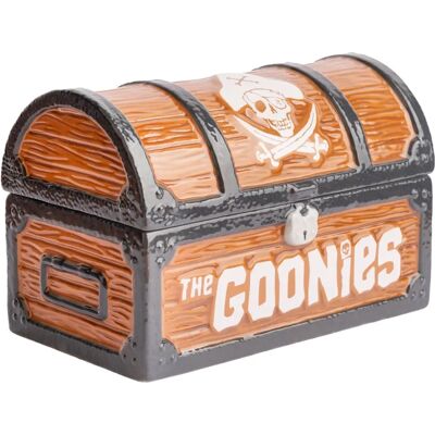 Goonies - Coffre au Trésor - Boîte à Biscuits - Publicité Goonies - Coffre au Trésor - Boîte à Biscuits - Publicité