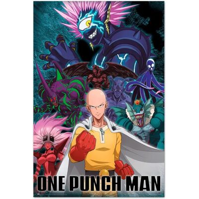 Saitama vs Villain Poster - One Punch Man - 61x91.5 cm Saitama vs Villain Poster - One Punch Man - 61x91.5 cm