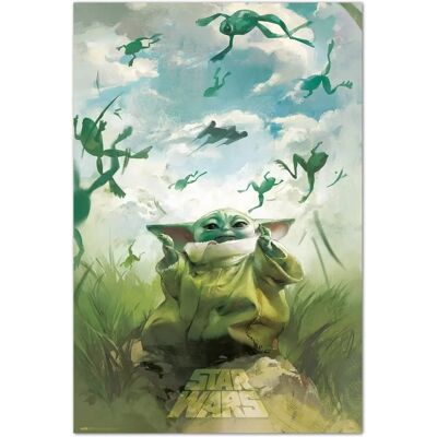 Star Wars The Mandalorian Poster Grogu Training - Poster Star Wars The Mandalorian Poster Grogu Training - Poster