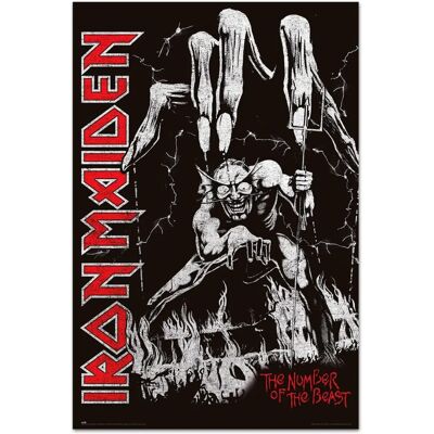 Affiche Iron Maiden Number of the Beast Affiche Iron Maiden Number of the Beast