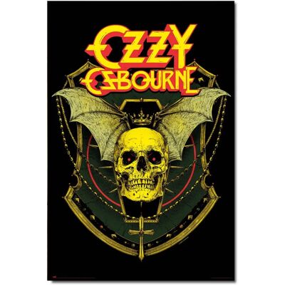 Grupo Erik Affiche Maxi Crâne d'Ozzy Osbourne - Poster - Publicité Grupo Erik Affiche Maxi Crâne d'Ozzy Osbourne - Poster - Publicité