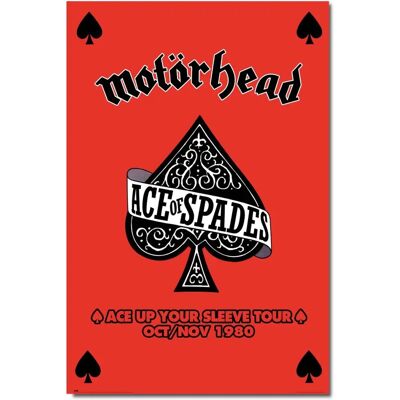 Motorhead Ace Up Your Sleeve Turnéposter - Poster Motorhead Ace Up Your Sleeve Turnéposter - Poster