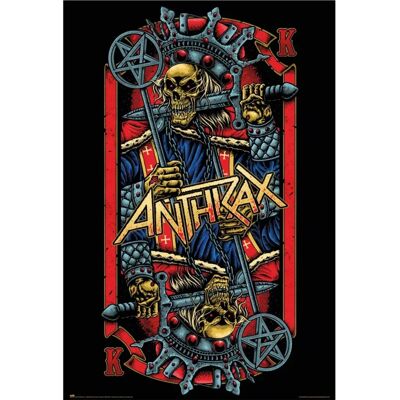 GRUPO ERIK Affiche Anthrax Evil Kings - Affiche GRUPO ERIK Affiche Anthrax Evil Kings - Affiche