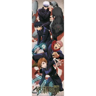 Close Up Jujutsu Kaisen Affiche - Affiche porte 158 x 53 cm Close Up Jujutsu Kaisen Affiche - Affiche porte 158 x 53 cm