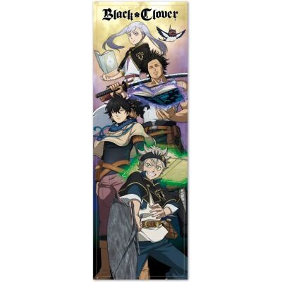 Close Up Black Clover Poster Gruppe - Türposter - 158 x 53 cm Close Up Black Clover Poster Gruppe - Türposter - 158 x 53 cm