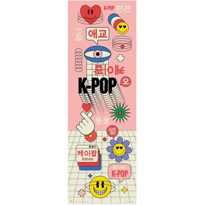Affiche Rose K-Pop - 53x158cm - Poster Affiche Rose K-Pop - 53x158cm - Poster