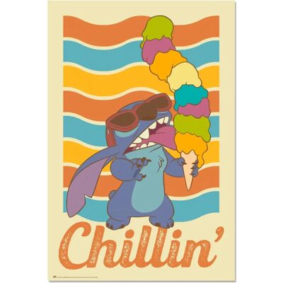 Plakat Stitch Chillin' Disney - 61x91,5cm Plakat Stitch Chillin' Disney - 61x91,5cm