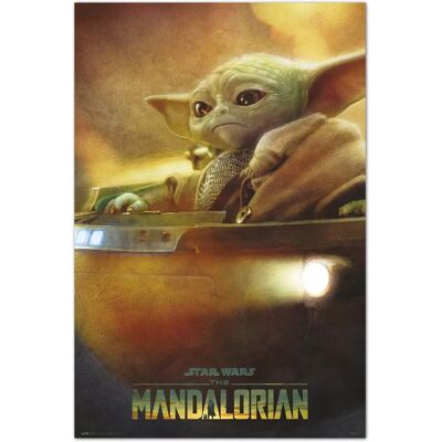 Star Wars Mandalorian Poster Grogu - 91,5x61cm Kunst Star Wars Mandalorian Poster Grogu - 91,5x61cm Kunst