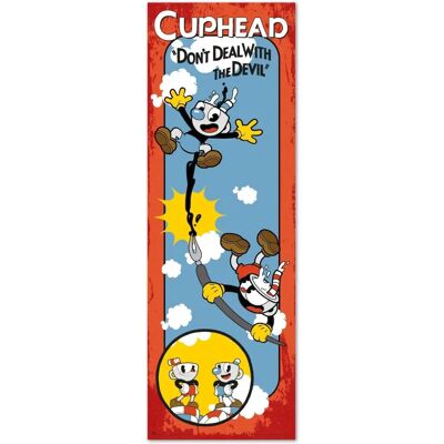 ERIK EDITORES Panneau de porte Cuphead - Panneau de porte ERIK EDITORES Panneau de porte Cuphead - Panneau de porte