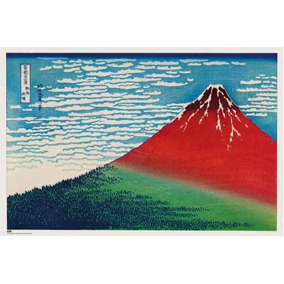 Hokusai Mount Fuji Poster - Kunstafdruk Wanddecoratie Hokusai Mount Fuji Poster - Kunstafdruk Wanddecoratie