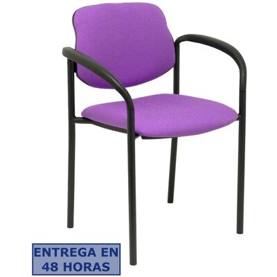 Silla Confidente Villalgordo Bali Piqueras y Crespo ALI82CB Lilac - Asiento de oficina Silla Confidente Villalgordo Bali Piqueras y Crespo ALI82CB Lilac - Asiento de oficina