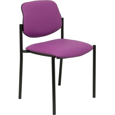 Silla de Recepción P&C Morada - Respaldo de Espuma - Altura 48cm Silla de Recepción P&C Morada - Respaldo de Espuma - Altura 48cm