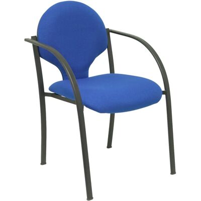 PIQUERAS Y CRESPO Pack de 2 Chaises - Chaise d’attente, Rembourrée, Structure noire - Publicité PIQUERAS Y CRESPO Pack de 2 Chaises - Chaise d’attente, Rembourrée, Structure noire - Publicité