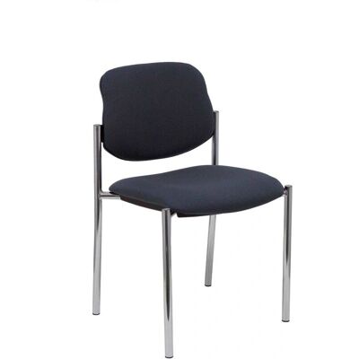 Chaise d'accueil imitation cuir Villalgordo P&C BALI600 Gris foncé - Publicité Chaise d'accueil imitation cuir Villalgordo P&C BALI600 Gris foncé - Publicité