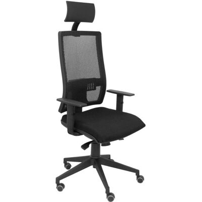 Chaise de Bureau Horna Bali P&C LI840TK Noire avec Têtière et Accoudoirs - Chaise de Bureau - Publicité Chaise de Bureau Horna Bali P&C LI840TK Noire avec Têtière et Accoudoirs - Chaise de Bureau - Publicité