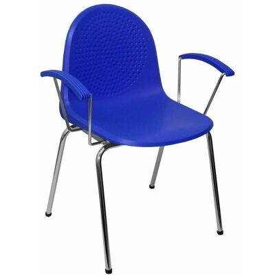 Set di 4 Sedie Ves in Plastica Blu Piqueras y Crespo Set di 4 Sedie Ves in Plastica Blu Piqueras y Crespo