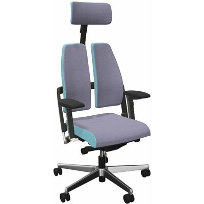Chaise de Bureau Nowy Styl avec Têtière - Ergonomique Gris Xilium Duo traslak X-move - Publicité Chaise de Bureau Nowy Styl avec Têtière - Ergonomique Gris Xilium Duo traslak X-move - Publicité