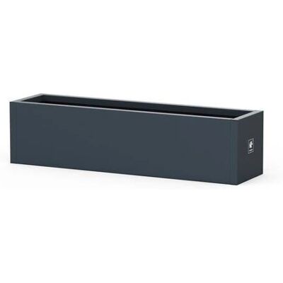 Herstera Metall Pflanzgefäß Balkon 100x25x25cm Anthrazit Herstera Metall Pflanzgefäß Balkon 100x25x25cm Anthrazit