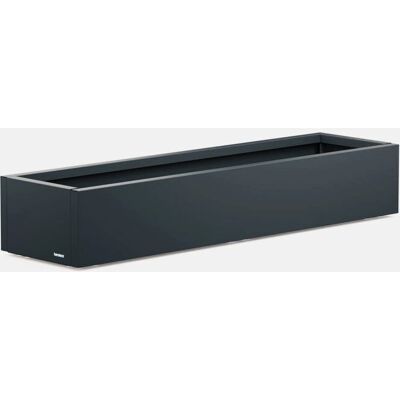 Herstera Pflanzkasten - 100x40x25cm - anthrazit - Stahl - Pflanzgefäß Herstera Pflanzkasten - 100x40x25cm - anthrazit - Stahl - Pflanzgefäß