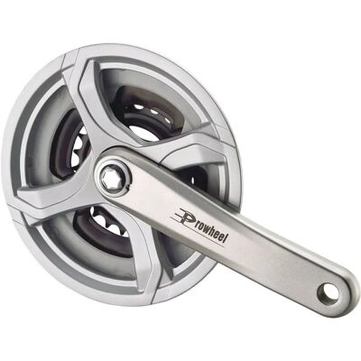 Ensemble pédalier PROWHEEL TA-CQ01 - 7/8 vitesses, Aluminium forgé - Publicité Ensemble pédalier PROWHEEL TA-CQ01 - 7/8 vitesses, Aluminium forgé - Publicité