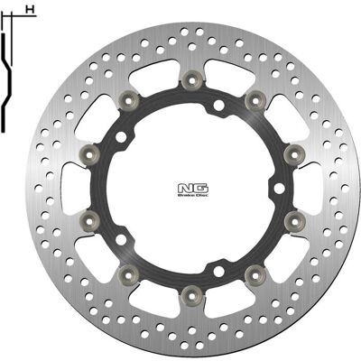 NG Brakes 1708G - Disque de frein flottant style pétale pour Triumph Sprint 1050 GT - Publicité NG Brakes 1708G - Disque de frein flottant style pétale pour Triumph Sprint 1050 GT - Publicité