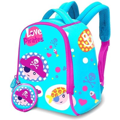 Kids Licensing Love Pirates Neopren Rucksack 25cm - Rucksack Kids Licensing Love Pirates Neopren Rucksack 25cm - Rucksack