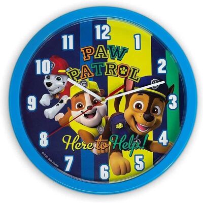 Horloge Murale Paw Patrol de Kids Licensing - 25cm Colorée et Amusante - Publicité Horloge Murale Paw Patrol de Kids Licensing - 25cm Colorée et Amusante - Publicité