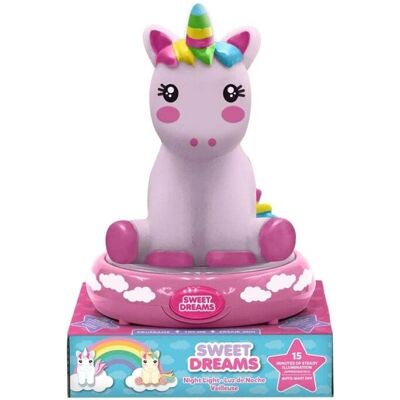 Veilleuse pour Enfants Euroswan Licorne LED - 3D Multicolore - Publicité Veilleuse pour Enfants Euroswan Licorne LED - 3D Multicolore - Publicité