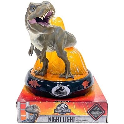 Lampe de Nuit T-Rex 3D Jurassic World - Veilleuse - Publicité Lampe de Nuit T-Rex 3D Jurassic World - Veilleuse - Publicité