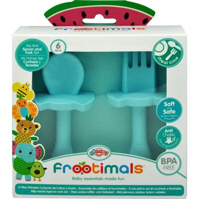 Melephant Frootimals Baby-Geschirr - Blau Melephant Frootimals Baby-Geschirr - Blau