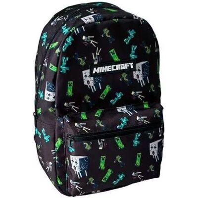 Mochila escolar Minecraft - Ligera, Apto para A4, Correas ajustables Mochila escolar Minecraft - Ligera, Apto para A4, Correas ajustables