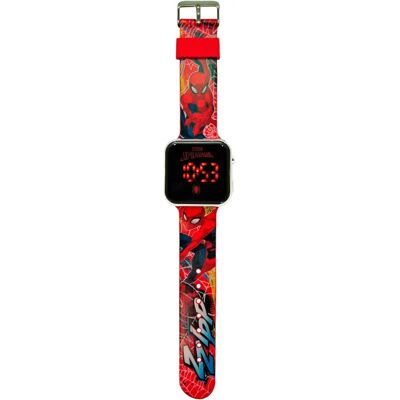Reloj Digital Spider-Man Pantalla LED Rojo - Reloj Digital Reloj Digital Spider-Man Pantalla LED Rojo - Reloj Digital