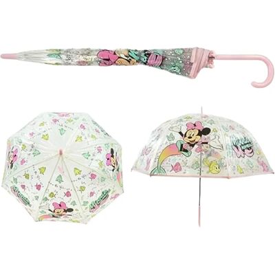 Parapluie Transparent Enfants Minnie Mouse - 46cm Parapluie Transparent Enfants Minnie Mouse - 46cm