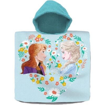 Disney Frozen Baumwoll Poncho Handtuch - Kinder - 60x120cm Disney Frozen Baumwoll Poncho Handtuch - Kinder - 60x120cm