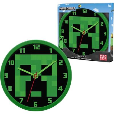 Mojang Creeper Seinäkello 25cm - Seinäkello Mojang Creeper Seinäkello 25cm - Seinäkello