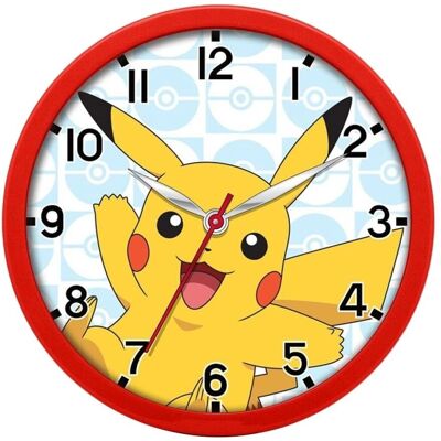 Pokémon Pikachu Wanduhr für Kinder - Wanduhr Pokémon Pikachu Wanduhr für Kinder - Wanduhr