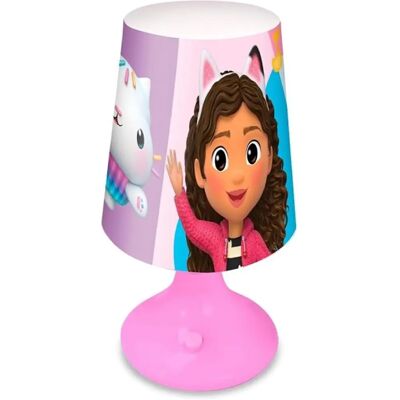Gabbys Dollhouse Rosa LED Bordslampa - Bordslampa Gabbys Dollhouse Rosa LED Bordslampa - Bordslampa