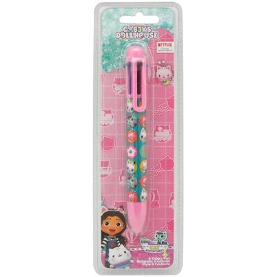 Gabbys Dollhouse Stylo 6 Couleurs - Set de Stylos Multicolores - Publicité Gabbys Dollhouse Stylo 6 Couleurs - Set de Stylos Multicolores - Publicité