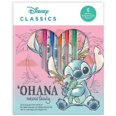 Disney Stitch Pinkes Notizbuch und Gelstift-Set - Notizblock & Kugelschreiber Disney Stitch Pinkes Notizbuch und Gelstift-Set - Notizblock & Kugelschreiber