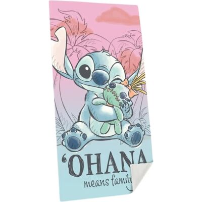 Disney Stitch Ręcznik Plażowy Ohana - Ręcznik plażowy Disney Stitch Ręcznik Plażowy Ohana - Ręcznik plażowy